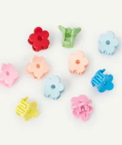 Lot de pinces bébé fille multicolores