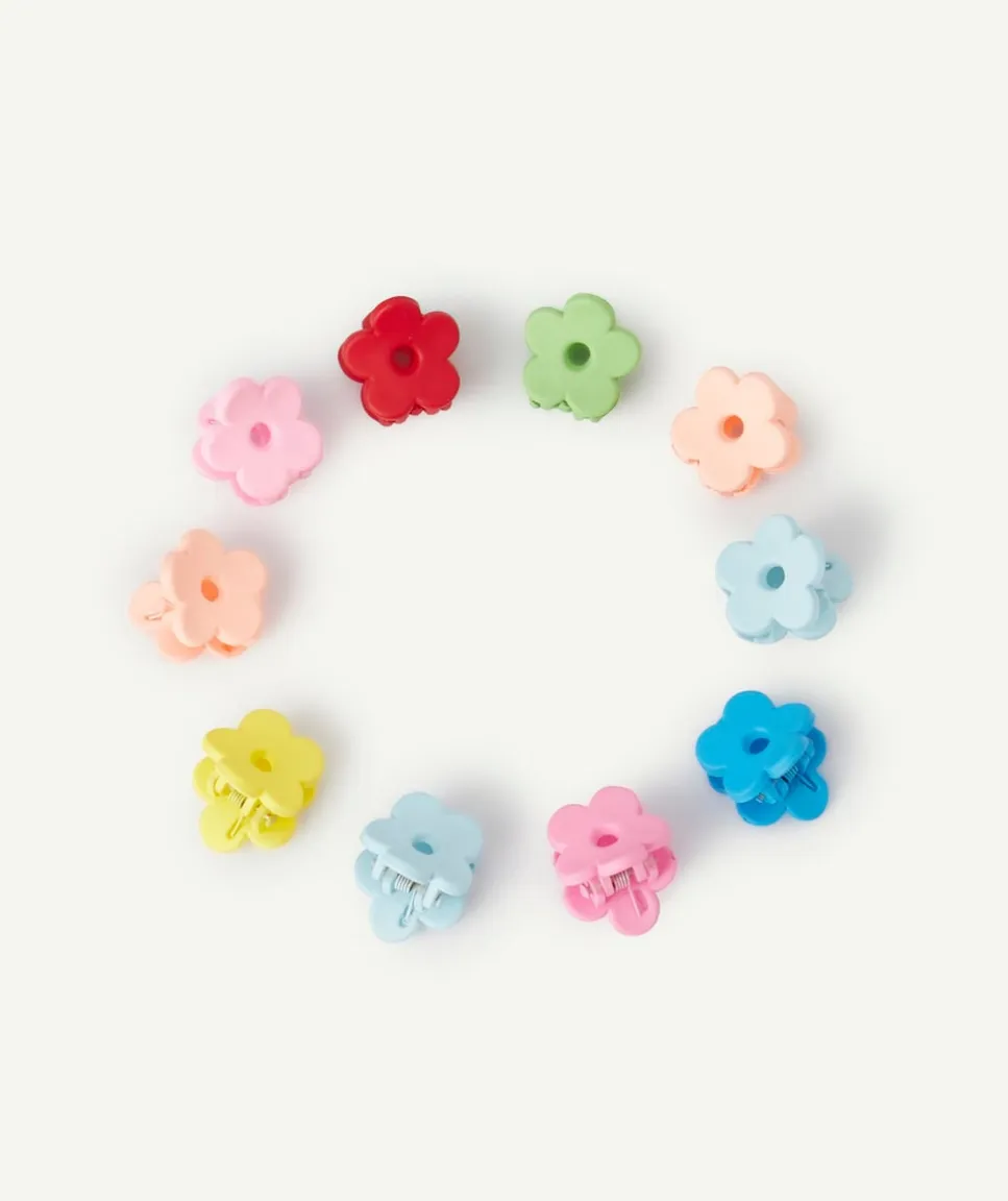 Lot de pinces bébé fille multicolores