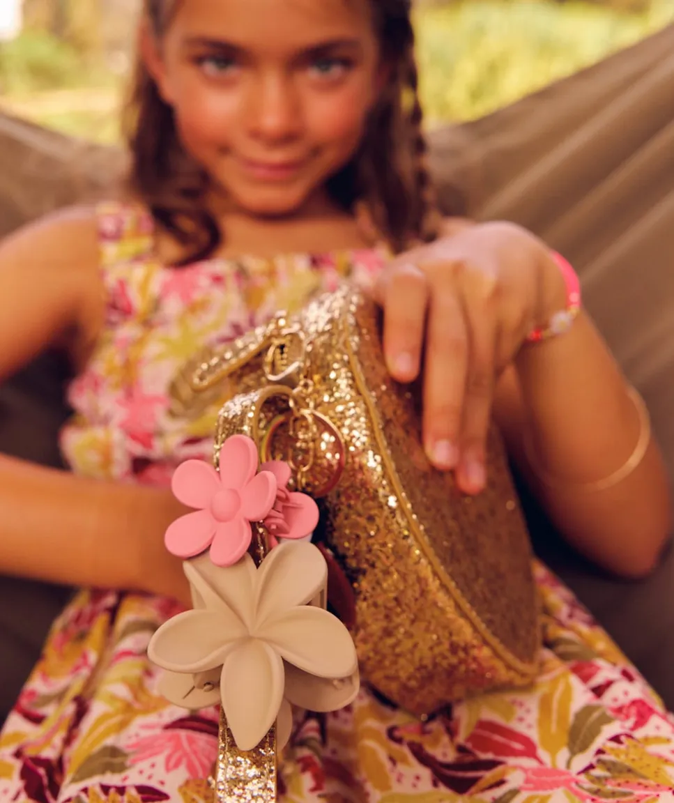 Lot de pinces à cheveux fleur pour fille
