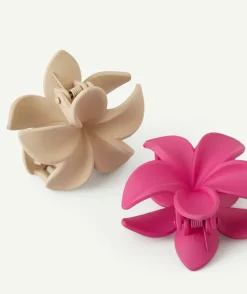 Lot de pinces à cheveux fleur pour fille