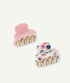 Lot de pinces à cheveux imprimées pour fille