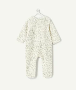Lot de 2 pyjamas chaud effet velours naissance garçon dinosaures