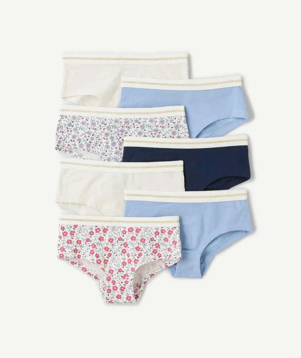 Lot de shorties fille coton imprimées