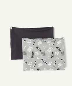 Lot de 2 snood garçon imprimé