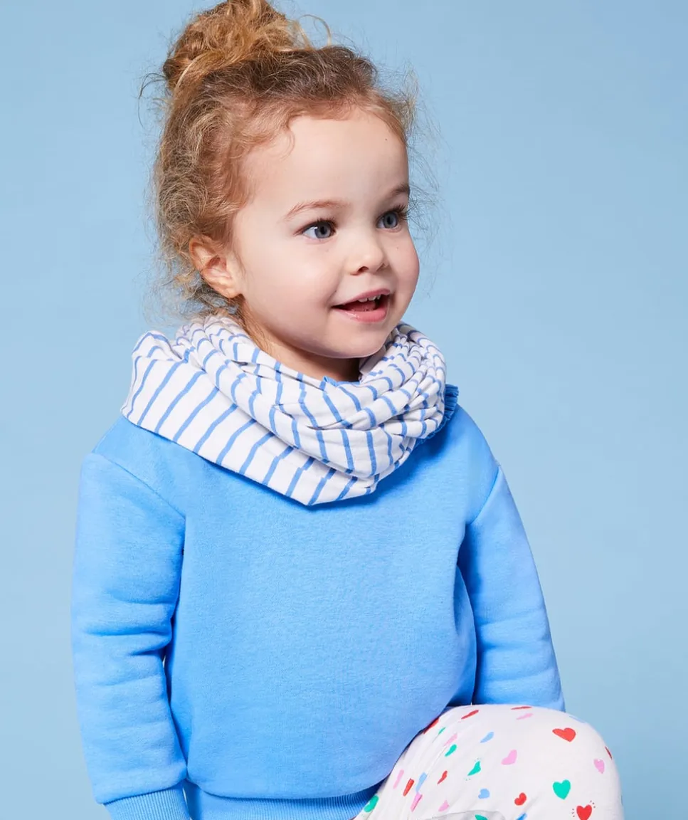 Lot de 2 snoods bébé fille avec imprimé coloris pastel