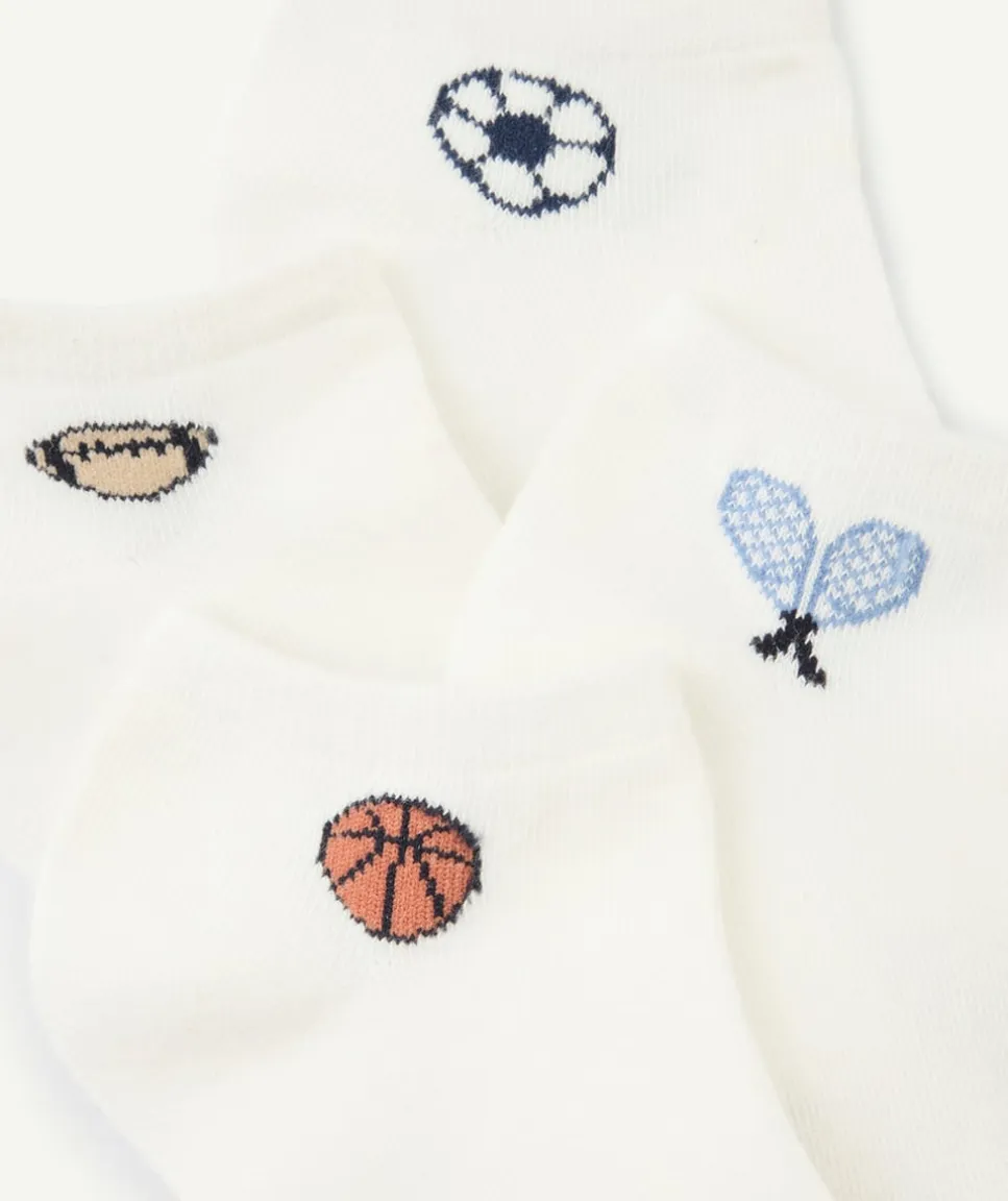 Lot de socquettes garçon motifs sport