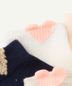 Lot de 5 socquettes unies colorées