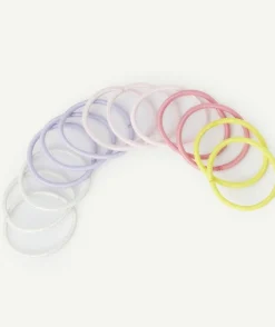 Lot d'élastiques bébé fille multicolores