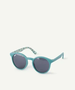 Lunettes de soleil garçon vert imprimé