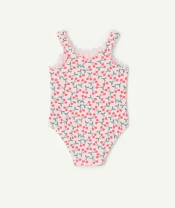 Maillot de bain bébé fille imprimé cerises