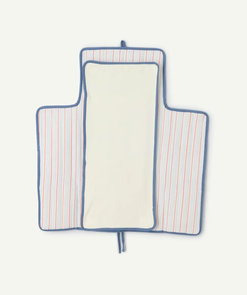 Matelas à langer en coton à rayures