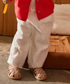 Pantalon bébé fille blanc