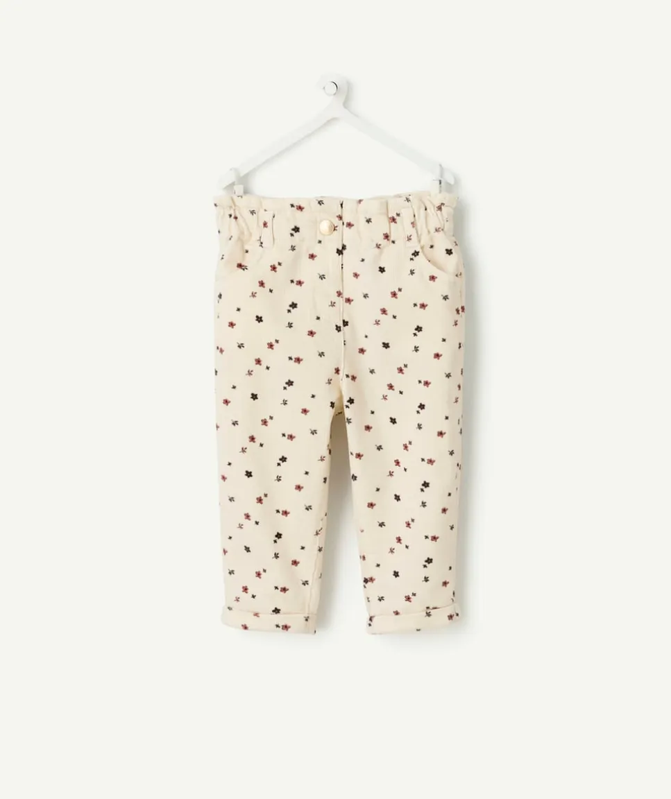 Pantalon bébé fille imprimé floral