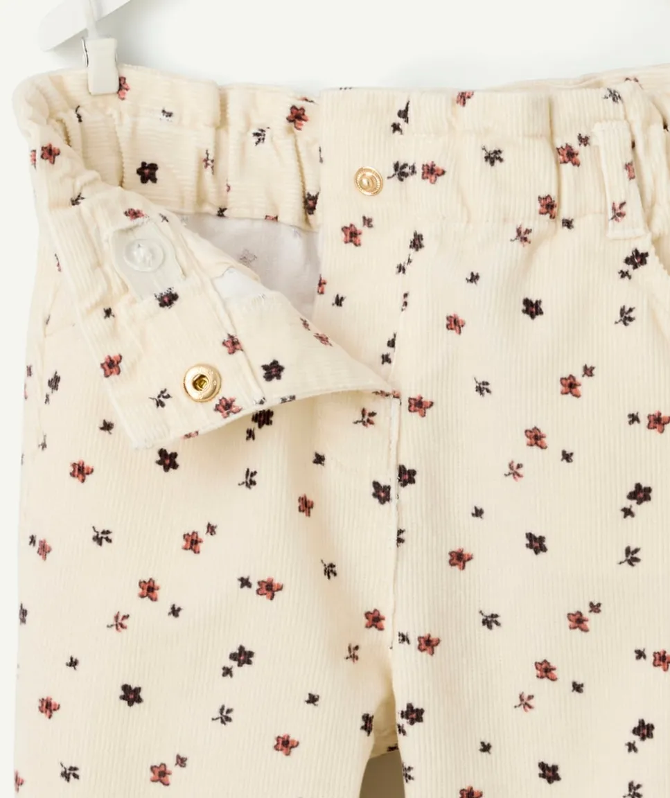 Pantalon bébé fille imprimé floral