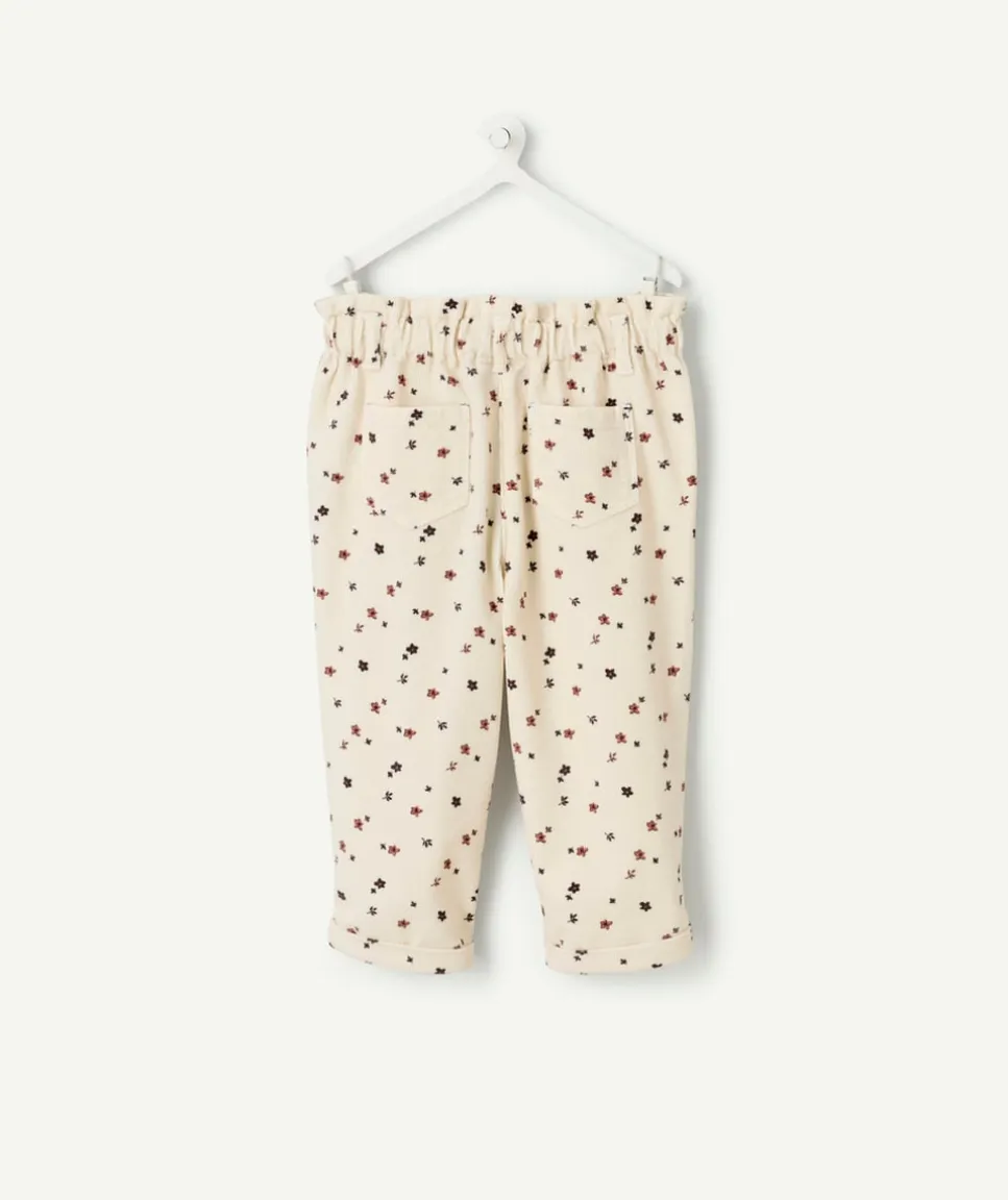 Pantalon bébé fille imprimé floral