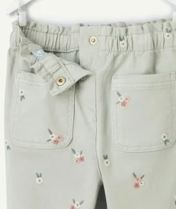Pantalon bébé fille imprimé floral