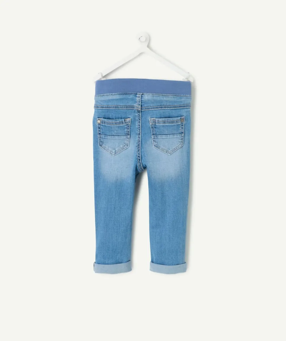Pantalon bébé garçon en denim bleu