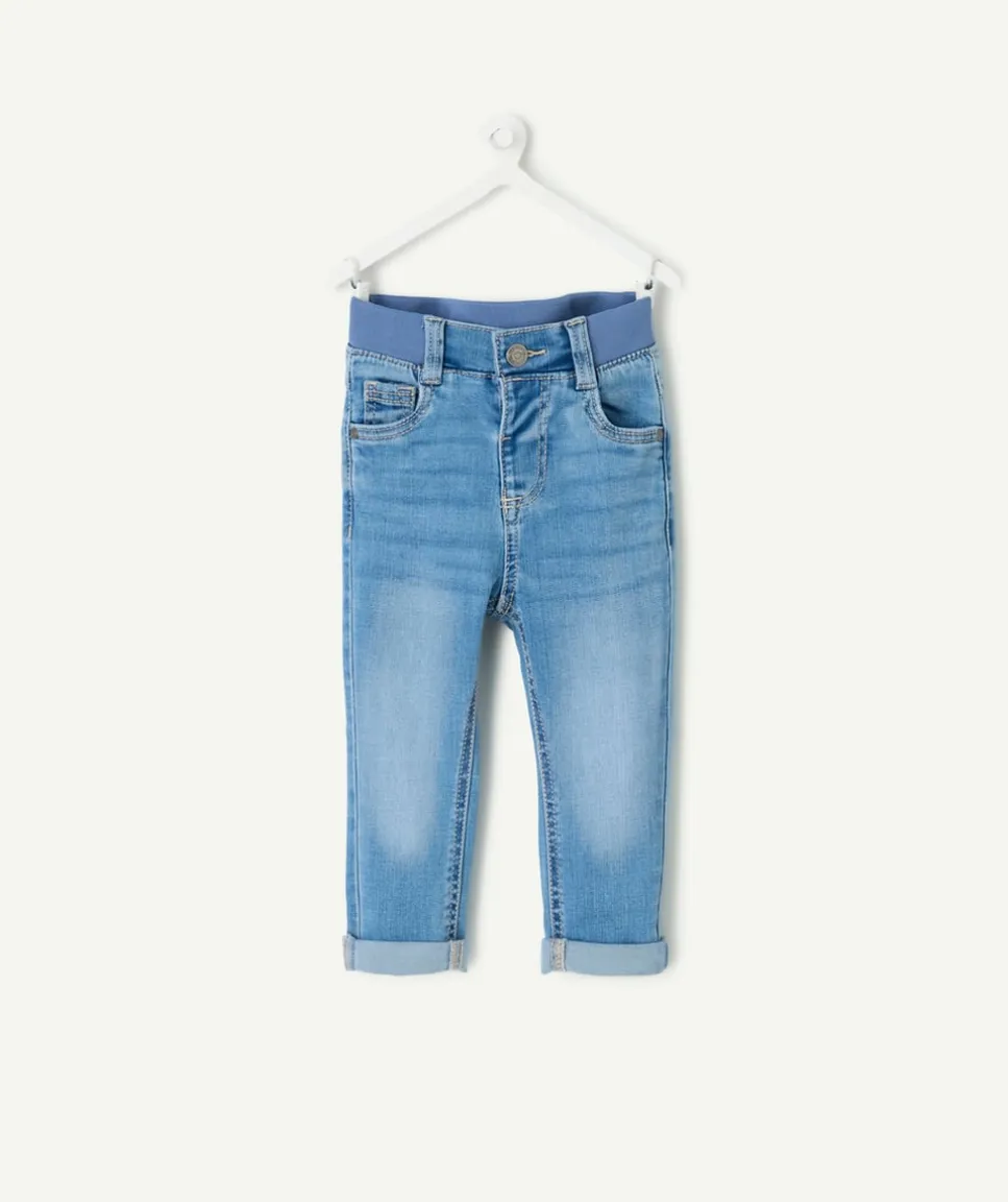 Pantalon bébé garçon en denim bleu