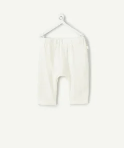 Pantalon bébé garçon sarouel blanc