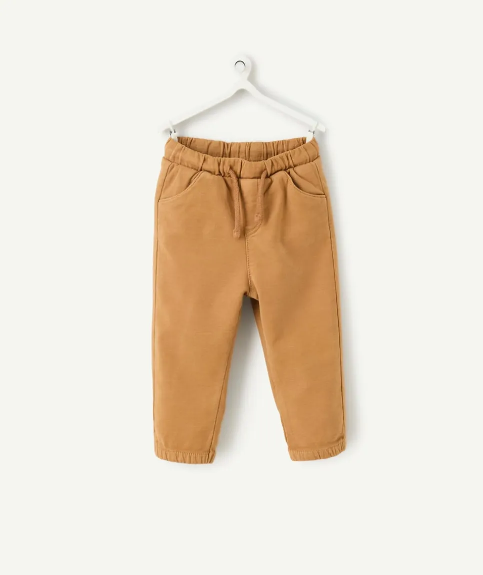 Pantalon coupe jogging bébé garçon camel