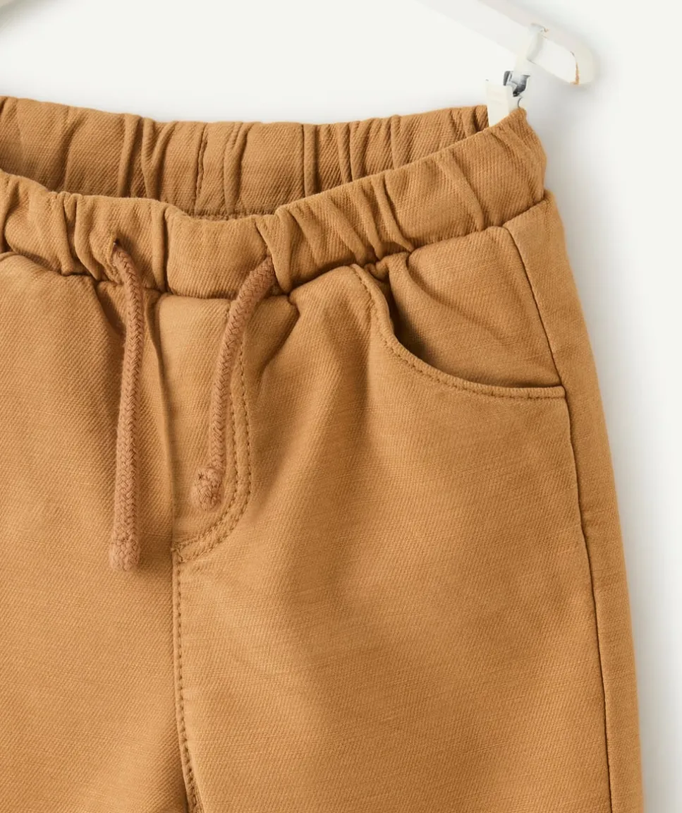 Pantalon coupe jogging bébé garçon camel