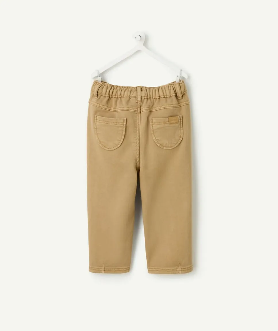 Pantalon garçon beige