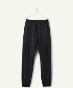 Pantalon garçon cargo noir