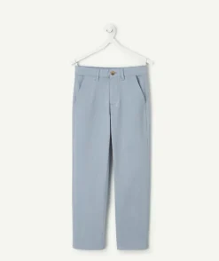 Pantalon garçon chino bleu