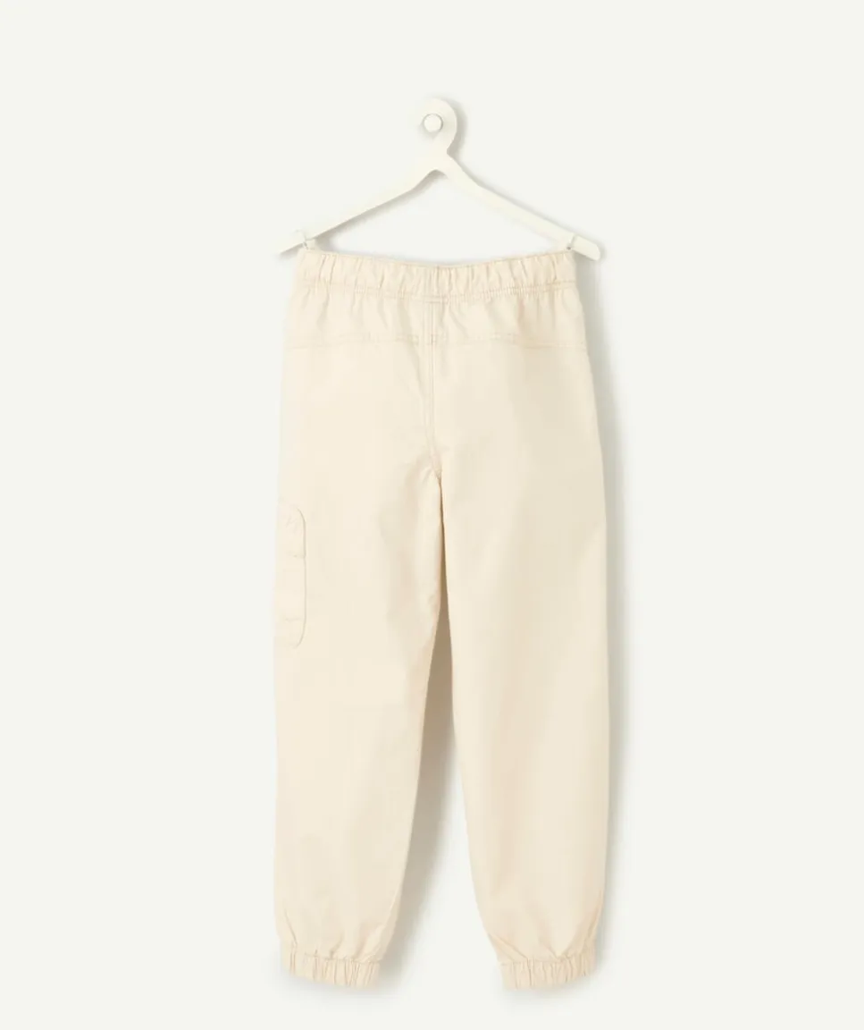 Pantalon garçon droit écru