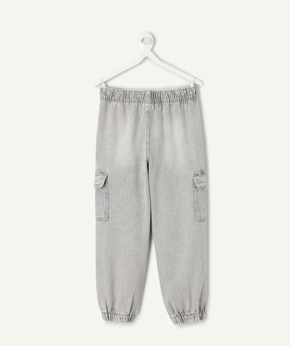 Pantalon garçon droit gris