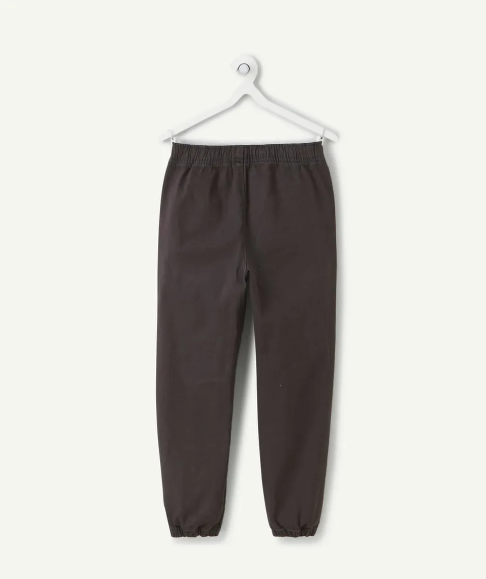 Pantalon garçon droit gris foncé