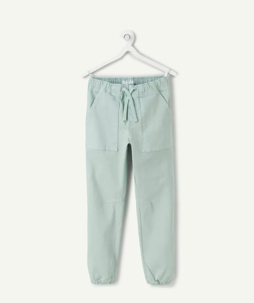 Pantalon garçon droit vert
