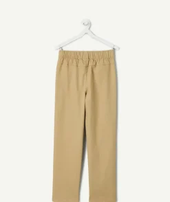 Pantalon garçon relax beige
