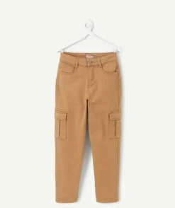 Pantalon garçon relax beige