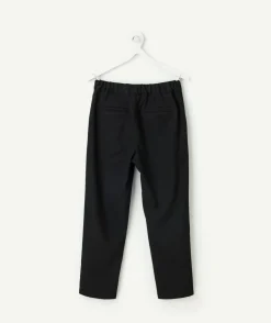 Pantalon garçon relax noir