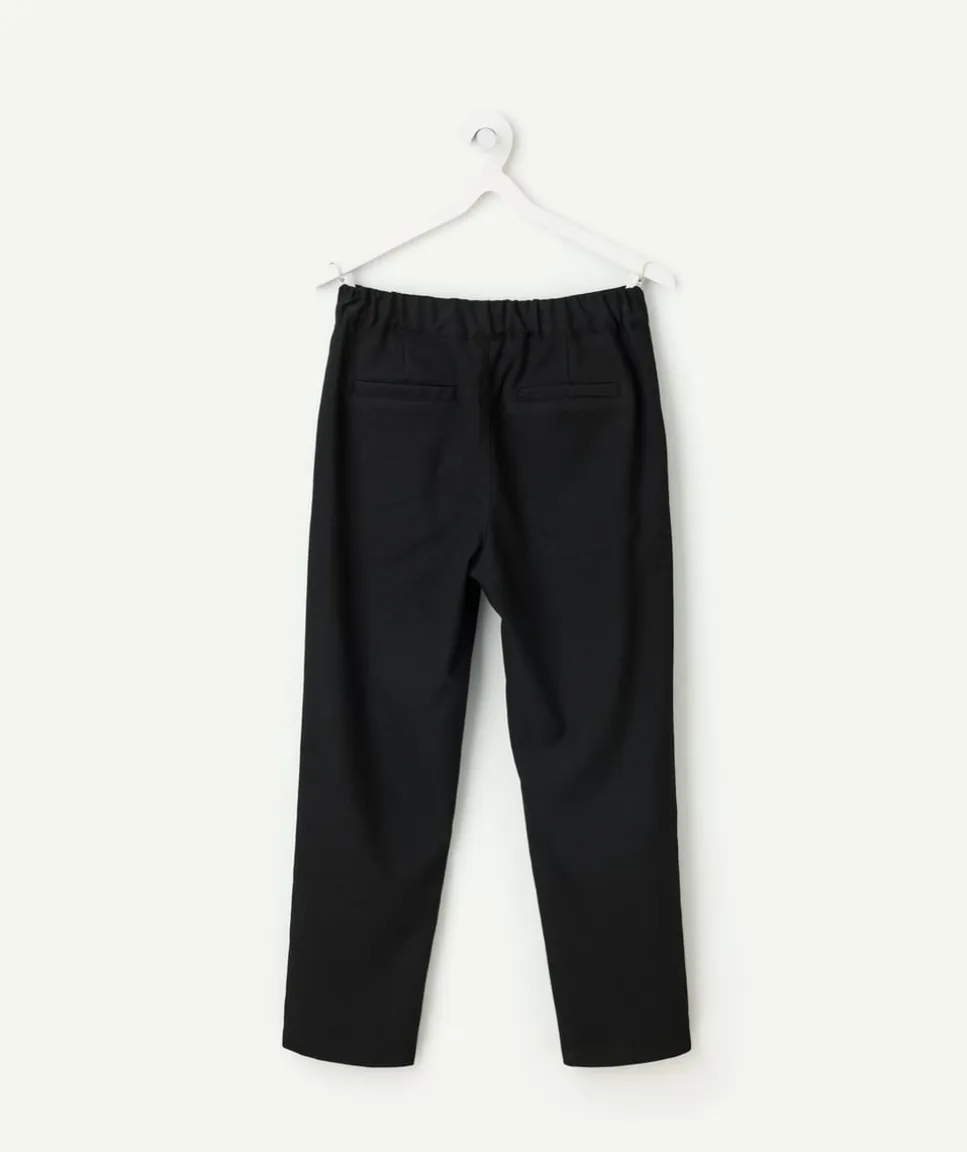 Pantalon garçon relax noir