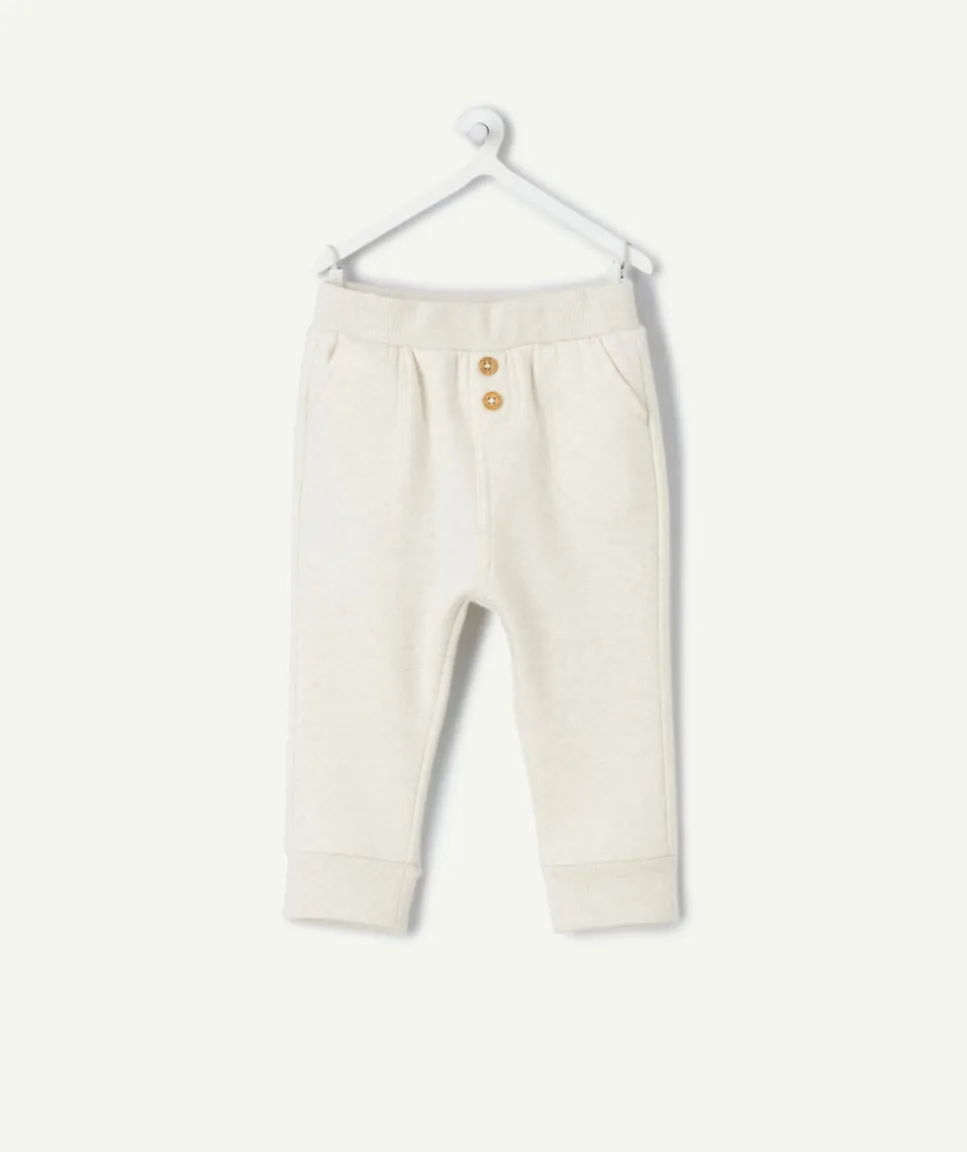 Pantalon jogging bébé garçon écru