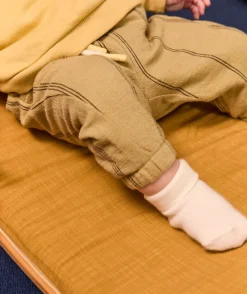 Pantalon jogging bébé garçon rayé kaki