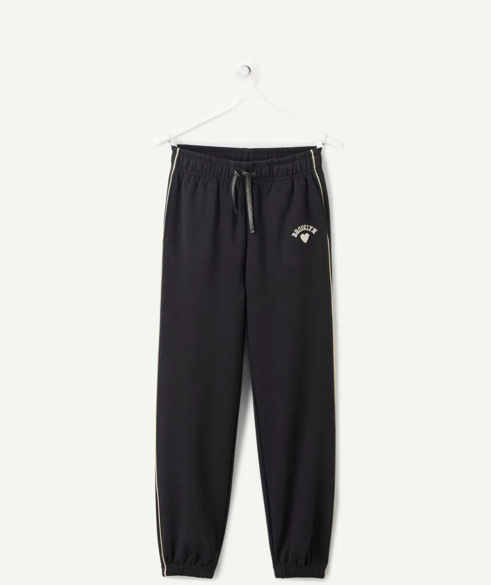 Pantalon jogging fille noir brooklyn