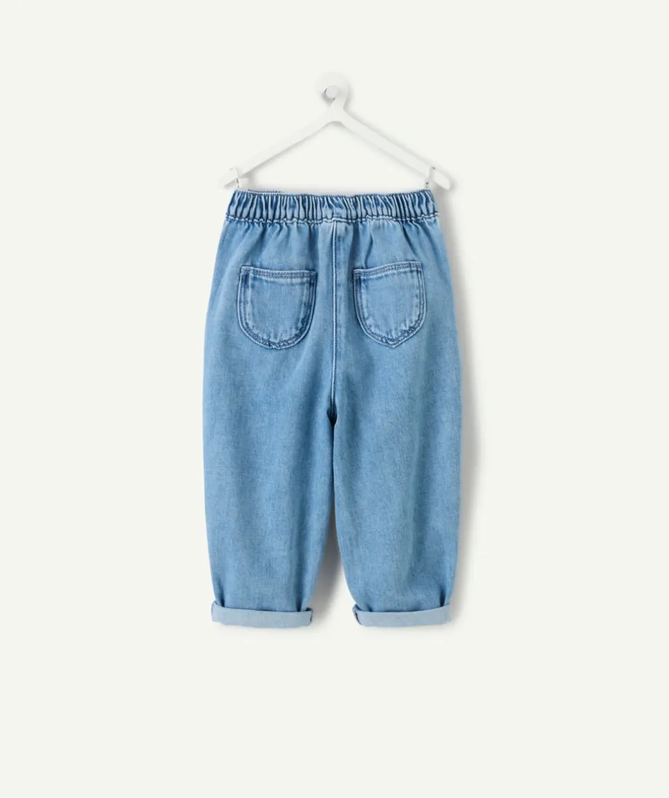 Pantalon large bébé fille imprimé cœurs