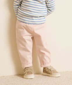 Pantalon relax bébé fille rose