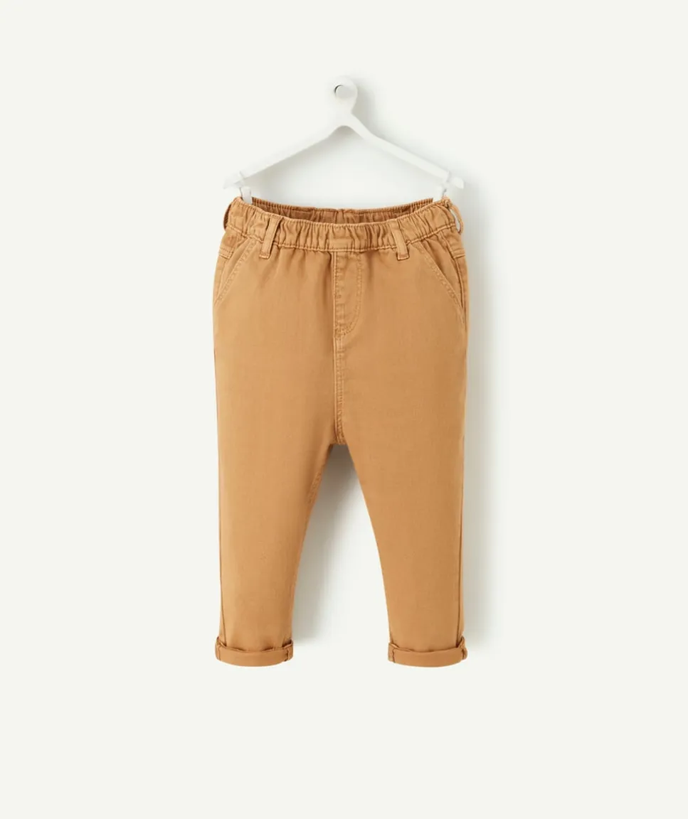 Pantalon relax bébé garçon marron