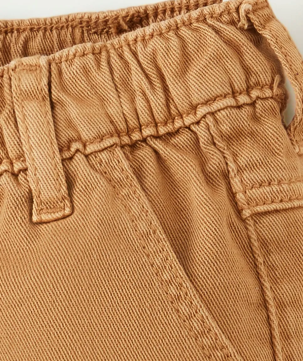 Pantalon relax bébé garçon marron