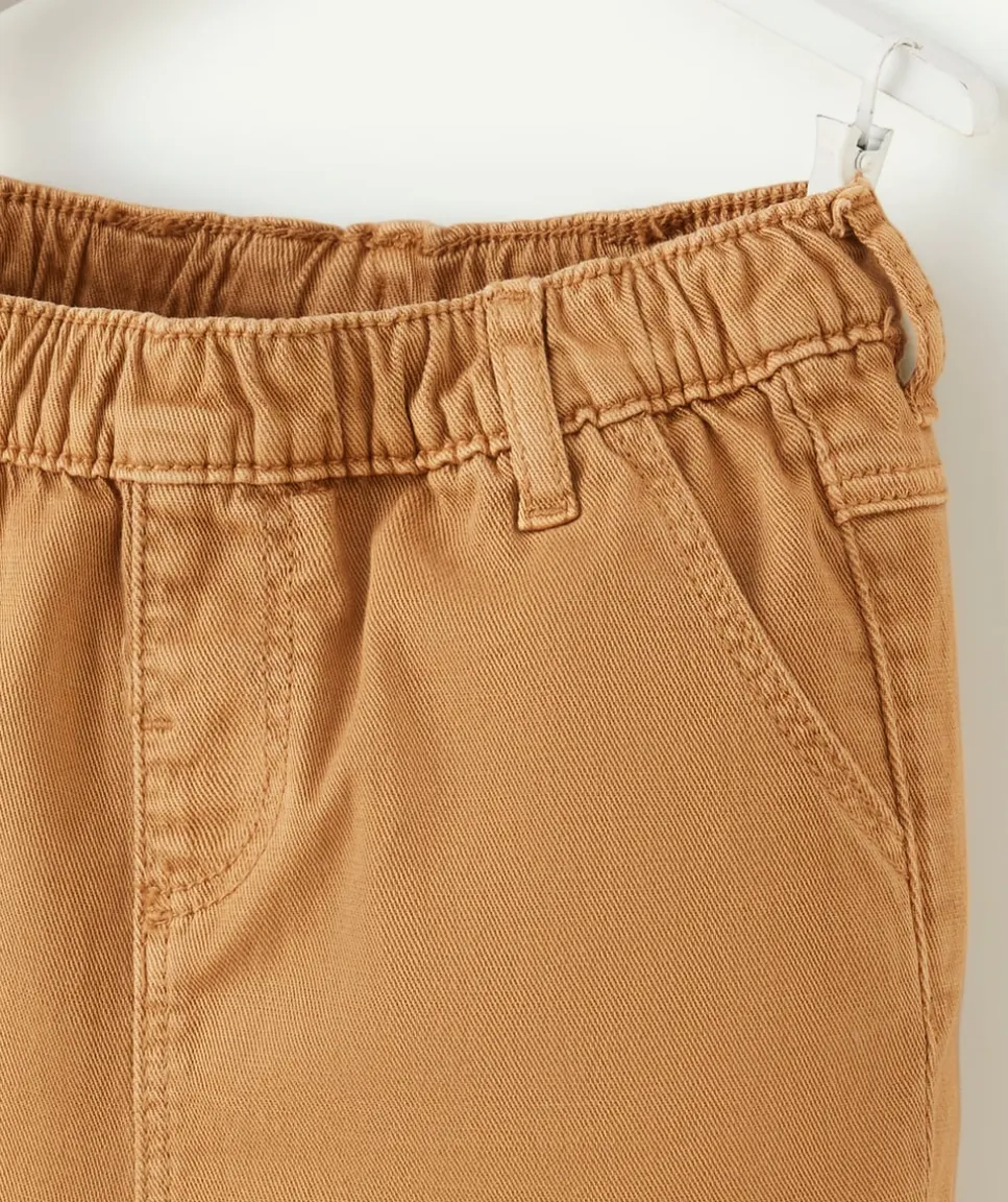 Pantalon relax bébé garçon marron