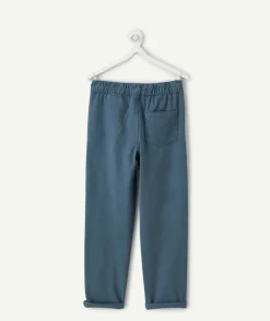 Pantalon relax garçon bleu