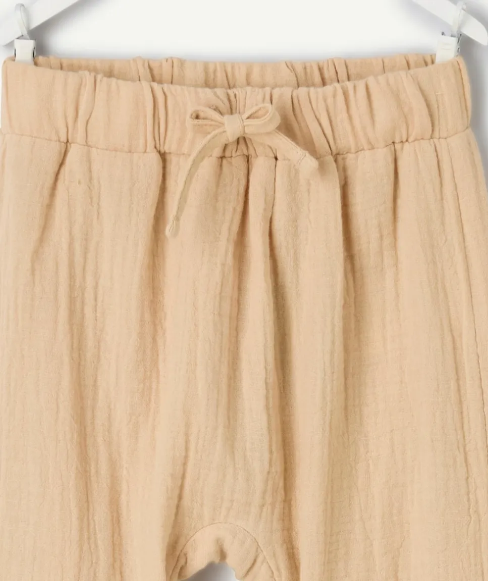 Pantalon sarouel bébé garçon beige