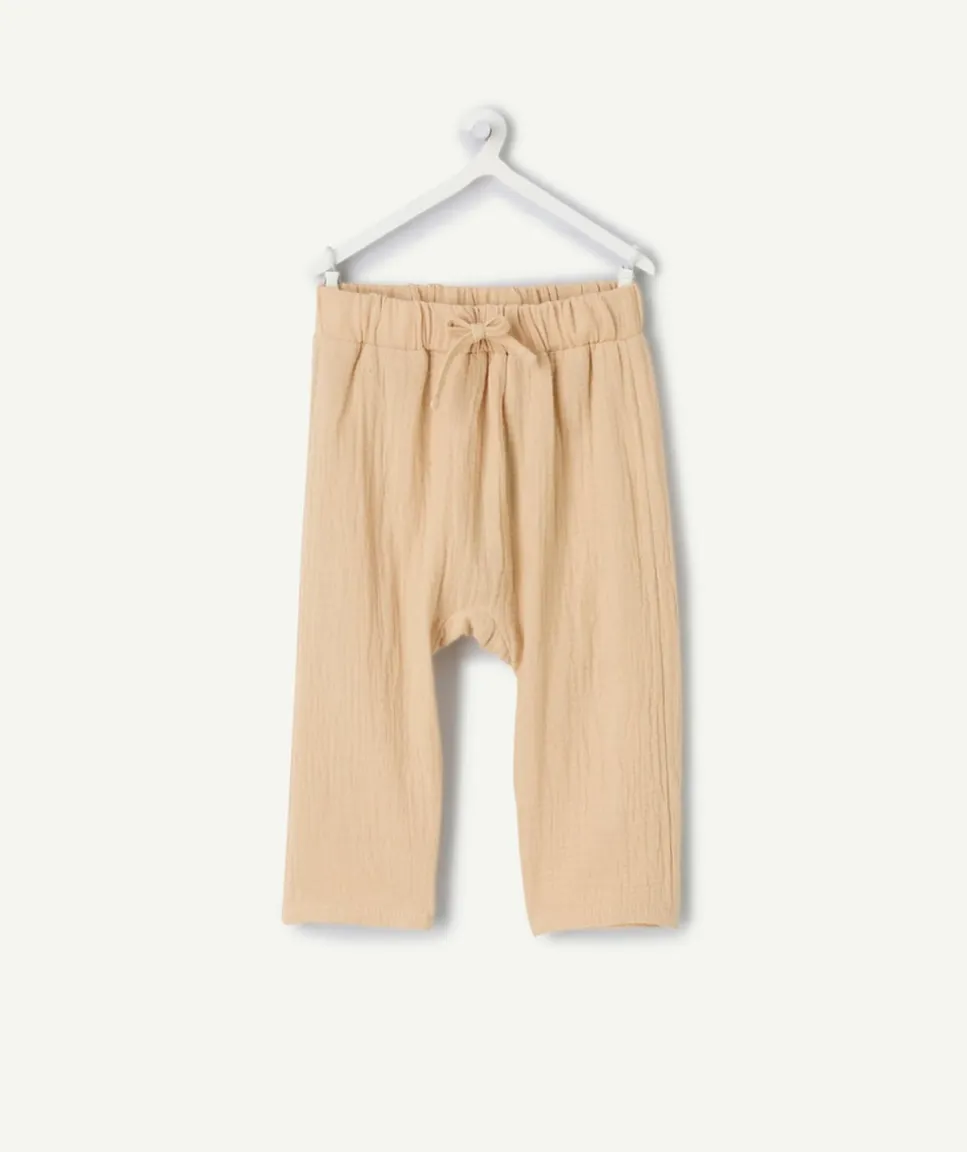 Pantalon sarouel bébé garçon beige