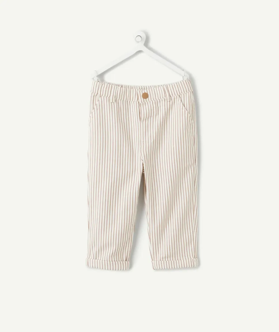 Pantalon sarouel bébé garçon rayé
