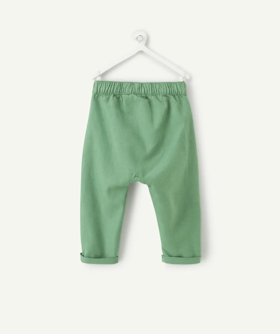 Pantalon sarouel bébé garçon vert