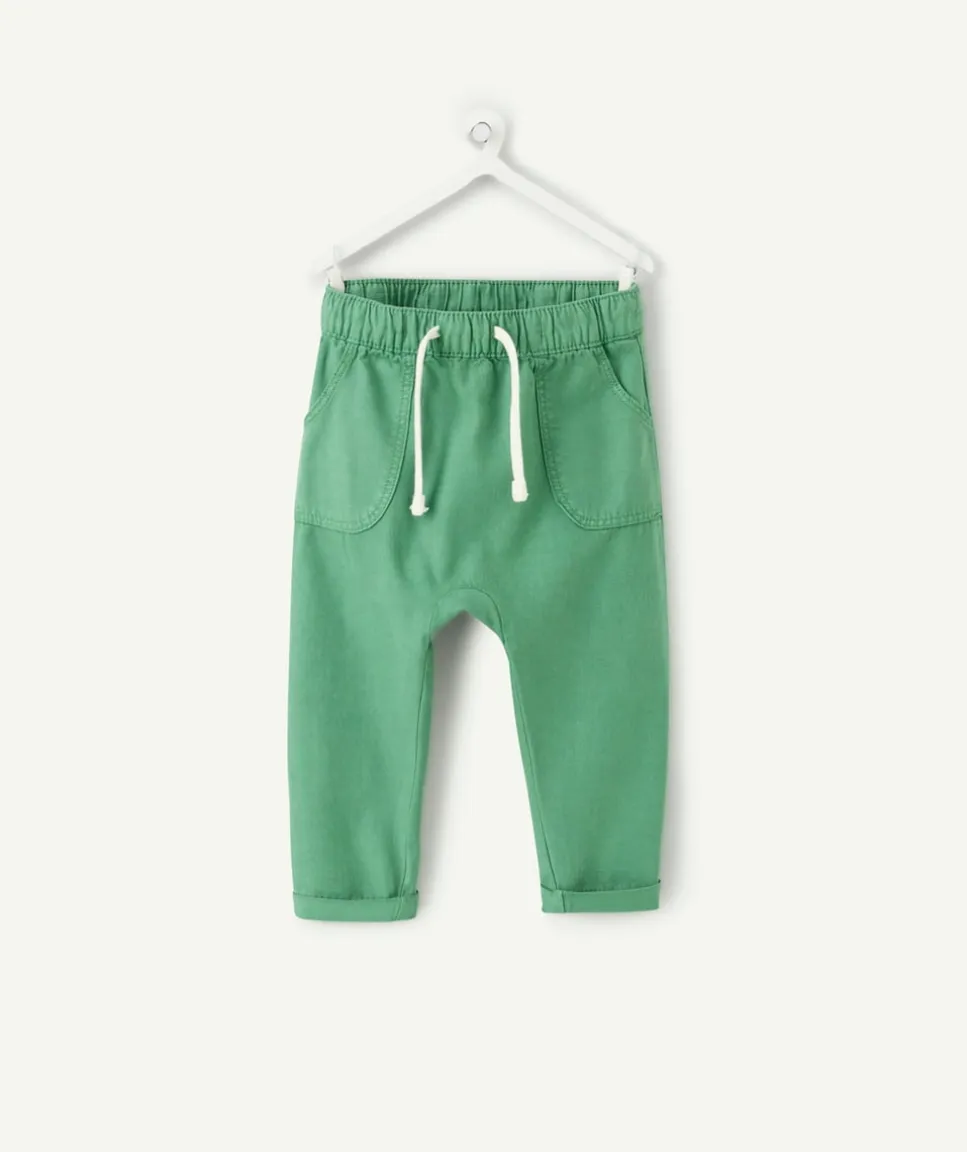 Pantalon sarouel bébé garçon vert